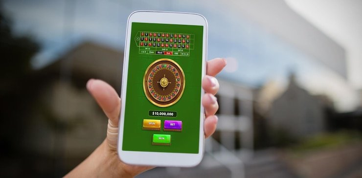 Antarmuka taruhan yang intuitif dan responsif Antarmuka taruhan dengan tombol fold, check, dan call yang jelas